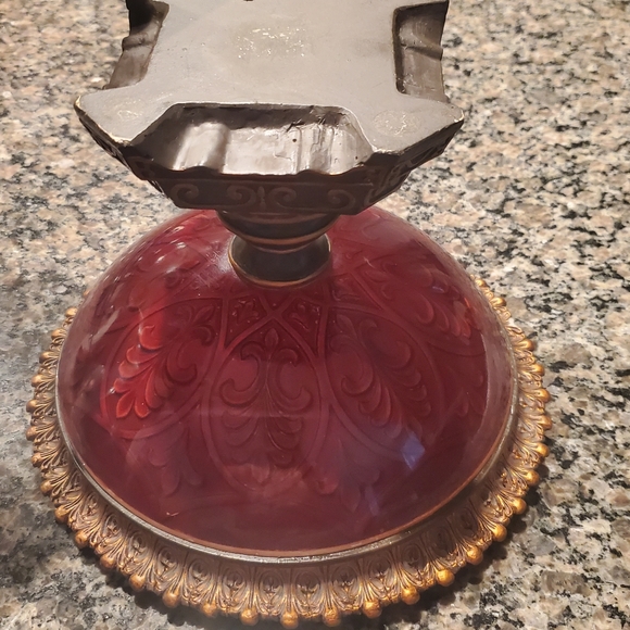 Artisian Deco Bowl with (3) Embossed Orb Balls - Set - Picture 8 of 11